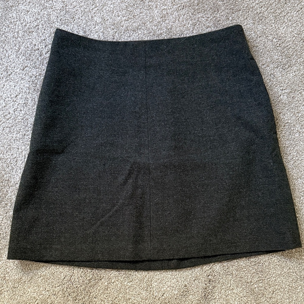 Green Grey Women's Skirt with pockets